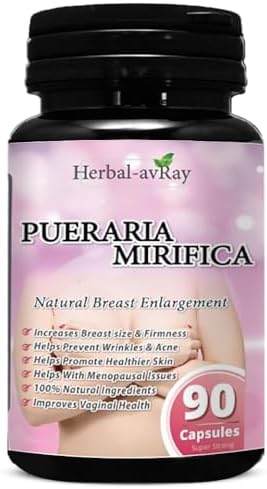 Cápsulas de Pueraria Mirifica - Suplemento Natural para Aumento de Senos - 90 Cápsulas Veganas para Salud Vaginal, Menopausia y Piel y Cabello - imagen 8