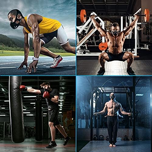 Máscara de Entrenamiento Coher para Hombres y Mujeres - Niveles de Resistencia Ajustables - Aumenta Capacidad Pulmonar y Resistencia - Ideal para - imagen 4