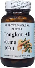 Pólvora de Extracto de Tongkat Ali 100:1 700mg - 60 Cápsulas Veganas, Apoya la Salud General y la Resistencia - Sin Estearatos, Sin Rellenos, En - imagen 1