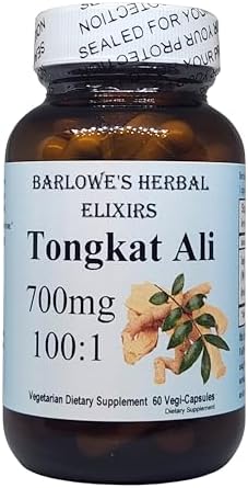 Pólvora de Extracto de Tongkat Ali 100:1 700mg - 60 Cápsulas Veganas, Apoya la Salud General y la Resistencia - Sin Estearatos, Sin Rellenos, En - imagen 1