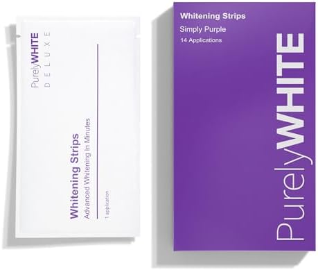 PurelyWHITE | Tiras Blanqueadoras Moradas | Blanqueador Dental Sin Peróxido, Seguro para el Esmalte, Remoción de Manchas Profundas - Blanqueamiento - imagen 1