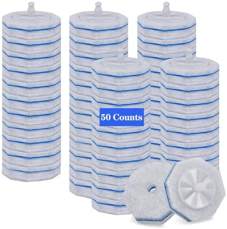 50 Piezas de Recargas para Varita de Inodoro Clorox, Almohadillas Desechables Compatibles - Para Limpieza de Baño, Lavabo, Tina y Superficies - imagen 1