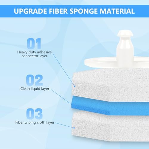 50 Piezas de Recargas para Varita de Inodoro Clorox, Almohadillas Desechables Compatibles - Para Limpieza de Baño, Lavabo, Tina y Superficies - imagen 3