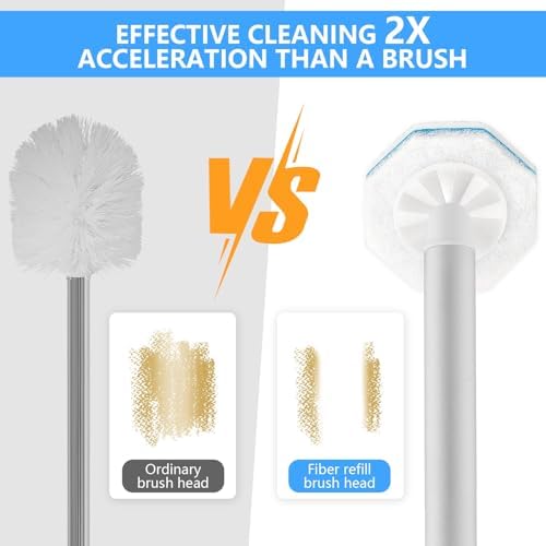 50 Piezas de Recargas para Varita de Inodoro Clorox, Almohadillas Desechables Compatibles - Para Limpieza de Baño, Lavabo, Tina y Superficies - imagen 7