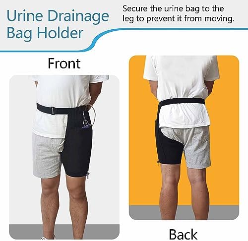Soporte para Bolsa de Drenaje de Orina, Dispositivo de Estabilización para Bolsas de Catéter, Funda para Bolsa de Drenaje Nepróstata - imagen 2