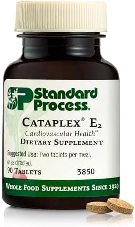 Suplemento Cataplex E2 de Standard Process - Vitamina E y Selenio para la Salud Cardiovascular y Celular - Antioxidante para el Corazón - 90 Tabletas - imagen 1