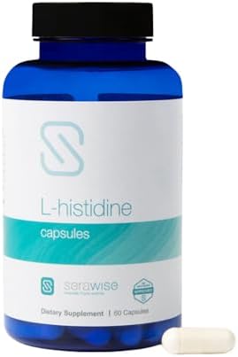 Cápsulas de L-Histidina 600 Mg de Serawise por la Dra. Ana María Temple | Aminoácido Innovador para Piel Clara | Seguro para Niños y Bebés | 60 - imagen 1