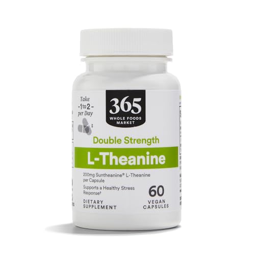 365 de Whole Foods Market, L Teanina Doble Fuerza 200mg, 60 Cápsulas - imagen 3