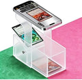 Soporte Plegable para Escanear Cartas Happyseason para MTG y TCG, Dos Cajones de Acrílico Frosted para Cartas Sin y Con Protector, Accesorios MTG - imagen 1