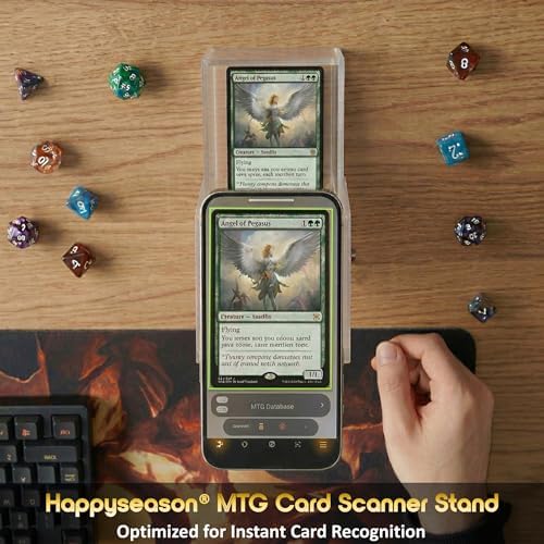 Soporte Plegable para Escanear Cartas Happyseason para MTG y TCG, Dos Cajones de Acrílico Frosted para Cartas Sin y Con Protector, Accesorios MTG - imagen 6