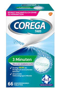 Palitos Limpiadores Corega Rapid para Dentaduras/Postizos, 1x66 Tabletas de Limpieza - Limpieza en 3 Minutos - imagen 1