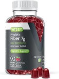Gomitas de Fibra Prebiótica Viteey para Adultos, 7g - Suplemento Digestivo Vegano, Sin Azúcar, Sin Gluten - 90 Unidades - imagen 1