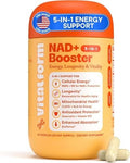Suplemento VitalForm NAD+ con NMN y Ribósido de Nicotinamida (NR) – Complejo Avanzado para Energía Celular y Envejecimiento Saludable – con - imagen 1