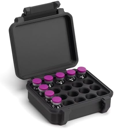 Estuche de 20 viales de 3ml para péptidos | Fuerte y seguro para refrigerador y congelador - imagen 1