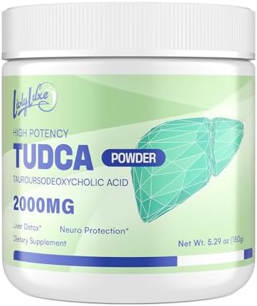Suplemento en Polvo LivLyLuxe TUDCA para el Hígado – 2000mg de Alta Absorción para Detox y Reparación Hepática con Cardo Mariano, Alcachofa, Sales - imagen 1