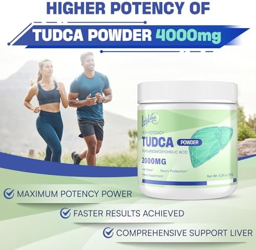 Suplemento en Polvo LivLyLuxe TUDCA para el Hígado – 2000mg de Alta Absorción para Detox y Reparación Hepática con Cardo Mariano, Alcachofa, Sales - imagen 2