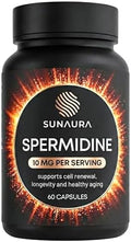 Suplemento de Spermidina 10mg por Cápsula, 60 Cápsulas, Apoyo a la Renovación Celular y Envejecimiento Saludable, Alta Pureza de Spermidina 3HCl - imagen 1