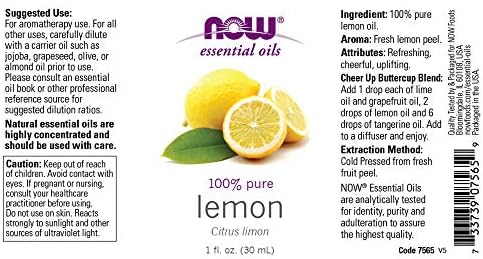 Now Foods Paquete de 3 Aceites Esenciales Variedad Mezcla Cítrica - Naranja, Mandarina, Limón - imagen 3