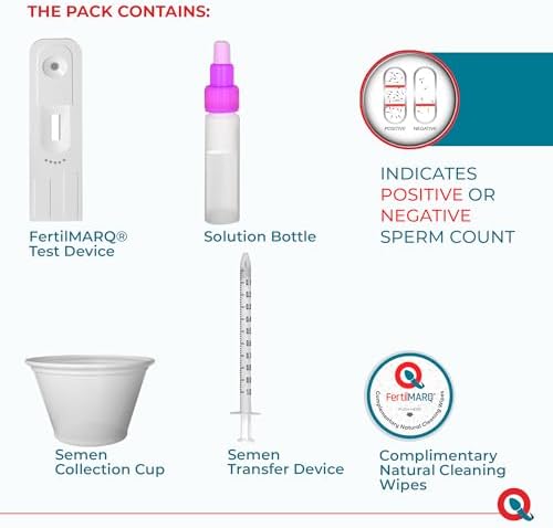 Prueba de Fertilidad para Hombres, Kit de Prueba de Espermatozoides en Casa | Indica Conteo Normal o Bajo de Espermatozoides | Resultados Fáciles de - imagen 2