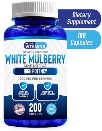 We Like Vitamins Extracto de Hojas de Morera Blanca 1000mg 200 Cápsulas Veganas – Suplemento de Morera Blanca - imagen 7