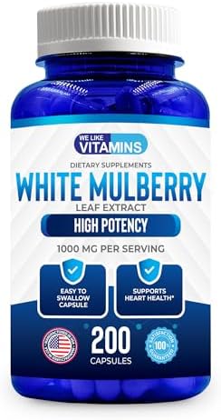 We Like Vitamins Extracto de Hojas de Morera Blanca 1000mg 200 Cápsulas Veganas – Suplemento de Morera Blanca - imagen 8