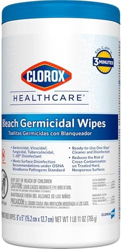Toallitas Germicidas Clorox Healthcare con Blanqueador COX30577 - imagen 2