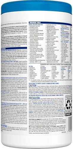 Toallitas Germicidas Clorox Healthcare con Blanqueador COX30577 - imagen 3