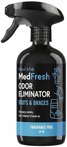 Spray Eliminador de Olores MedFresh para Equipo Médico | Desodorante Sin Fragancia para Yesos y Botas CAM | Control de Olores Seguro, Grado Médico, 1 - imagen 1