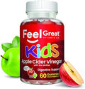 Gomitas de Vinagre de Sidra de Manzana Feel Great para Niños | Ricas en Enzimas Digestivas y Antioxidantes Naturales | Vegan | 60 Días de Suministro - imagen 1