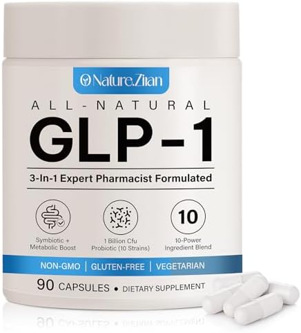 Suplemento GLP-1 para Hombres y Mujeres, Natural para Niveles de GLP-1, Salud Digestiva y del Intestino - Vegano (90 Cápsulas) - imagen 1