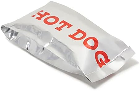 Envolturas de Aluminio para Hot Dogs Stockroom Plus - Mangas Rojas y Plateadas de Limpieza Rápida - 3.7 x 9 in, Paquete de 200 - imagen 6