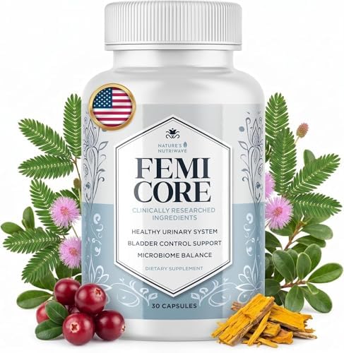 Suplemento Diario Botánico y Probiótico para Mujeres Nature’s NutriWave FemiCore – Fórmula Limpia y Sin Estimulantes – No GMO, Hecho en EE. UU., - imagen 1