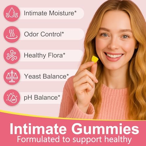 Gomitas Premium de Probióticos Vaginales para la Salud Femenina - Suplementos para el Equilibrio del pH, Inmunidad y Salud Digestiva, Sabor Piña, Sin - imagen 2
