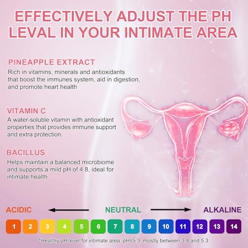 Gomitas Premium de Probióticos Vaginales para la Salud Femenina - Suplementos para el Equilibrio del pH, Inmunidad y Salud Digestiva, Sabor Piña, Sin - imagen 4