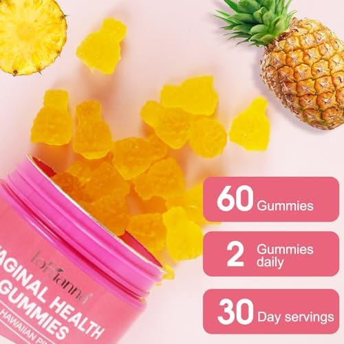 Gomitas Premium de Probióticos Vaginales para la Salud Femenina - Suplementos para el Equilibrio del pH, Inmunidad y Salud Digestiva, Sabor Piña, Sin - imagen 6