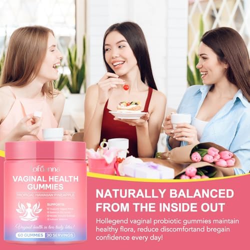 Gomitas Premium de Probióticos Vaginales para la Salud Femenina - Suplementos para el Equilibrio del pH, Inmunidad y Salud Digestiva, Sabor Piña, Sin - imagen 7