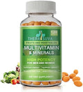 Multivitaminas y Minerales Naturales + Complejo B + Calcio + Magnesio + Zinc, Suplemento Vegano de Alimentos Integrales, 120 Cápsulas Blandas, 2 - imagen 1
