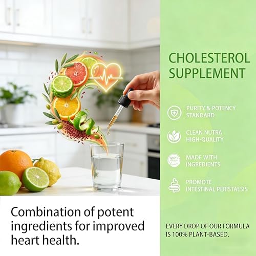 Gotas de Arroz Rojo Skrmooning - Suplemento Líquido Antioxidante para el Corazón, Soporte para Colesterol, 2 fl oz, 2 Piezas, Vegano, Natural, No GMO - imagen 6