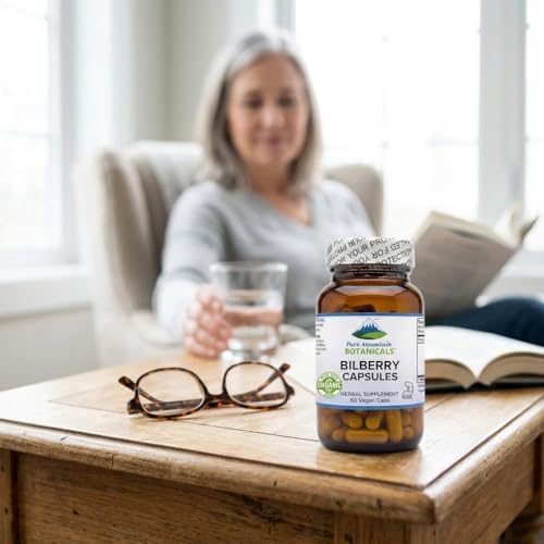 Suplemento de Extracto de Arándano Silvestre Pure Mountain Botanicals - 60 Cápsulas Veganas Kosher - 250mg de Hoja de Arándano Orgánico y 50mg de - imagen 7