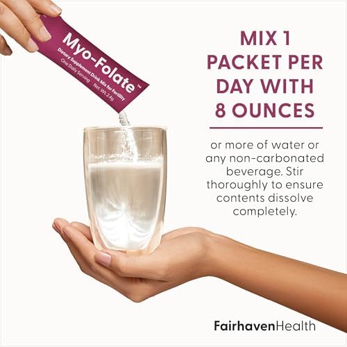 Suplemento de Fertilidad Femenina Fairhaven Health con Folato y Mio-Inositol en Polvo - 1 por Día, Salud Ovárica y Calidad de Huevos - 2000 mg de - imagen 3
