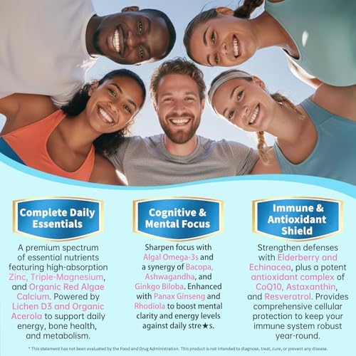 Gomitas Multivitamínicas Metiladas para Hombres y Mujeres con Omega-3, D3 K2, Calcio, Metilfolato y B12, Soporte Diario Vegano - imagen 6
