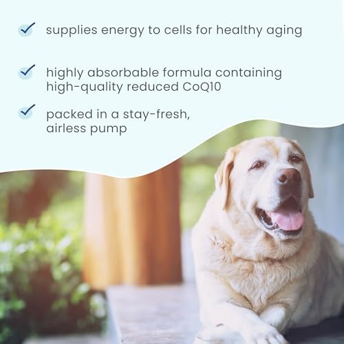 Dr. Mercola Ubiquinol Líquido para Perros y Gatos, 1.45 Fl. Oz. (43 mL), 149 Bombas, Apoya la Inmunidad, Formulado por Veterinarios, No GMO - imagen 4
