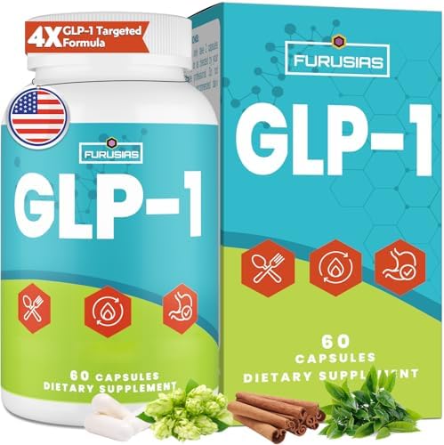 Suplemento GLP-1 16 en 1 para Mujeres y Hombres, Fórmula 4X con Lúpulo, Extracto de Té Verde y Canela, Salud Digestiva y General, Vegano, 60 Cápsulas - imagen 1