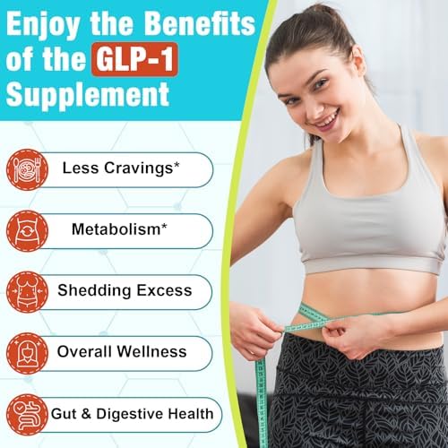 Suplemento GLP-1 16 en 1 para Mujeres y Hombres, Fórmula 4X con Lúpulo, Extracto de Té Verde y Canela, Salud Digestiva y General, Vegano, 60 Cápsulas - imagen 2