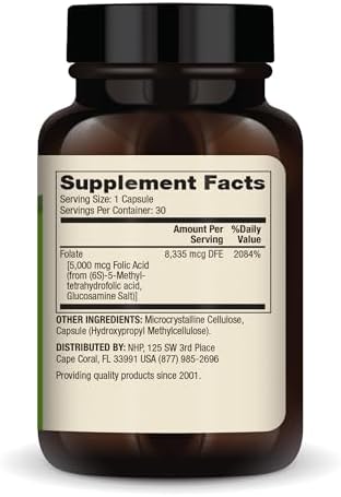 Dr. Mercola Methyl Folate - Apoya la Desintoxicación y Salud Celular - Fórmula Bioavailable - 5 mg - 30 Cápsulas - imagen 2