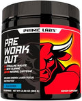 Labs Polvo Pre Entreno para Hombres - con Citrulina Malato, Beta-Alanina y Cafeína Natural - Energía, Enfoque, Potencia - Sabor Limón Azul - 30 - imagen 1