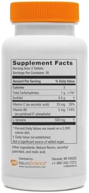 Suplementos Masticables AttenTrex de Neurociencia para Memoria y Concentración - Apoya Dopamina, Epinefrina y Norepinefrina (60 piezas) - imagen 6