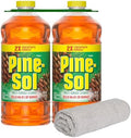 Limpiador Multi-Superficies PURPUR con Pine-Sol, Fórmula 2X Concentrada, Rinde 120 Galones, Incluye 2 Botellas de 60 Fl Oz con paño de microfibra - imagen 1