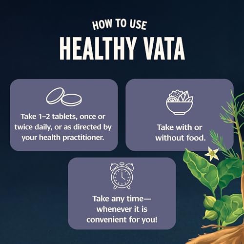 Banyan Botanicals Suplemento Orgánico Vata Saludable – Estabilidad y Enraizamiento con Ashwagandha, Shatavari y Mucuna – 90 Tabletas Orgánicas para - imagen 4