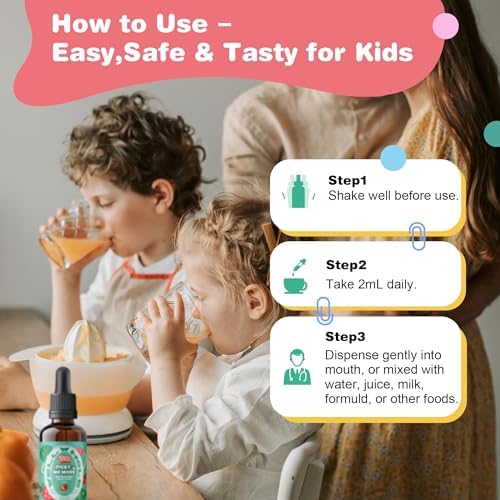 Suplemento Líquido de Verduras Pick No More para Niños con Sulforafano de Extracto de Brote de Brócoli – Nutrición Oculta para Niños Selectivos, - imagen 6